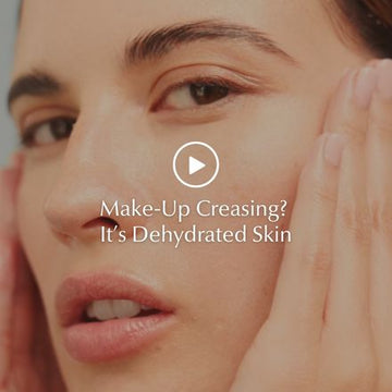 woman using hyaluronic acid facial serum