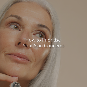 Skincare routine confusion with wrinkles pigmentation dryness and dull skin concerns prioritising skin treatment