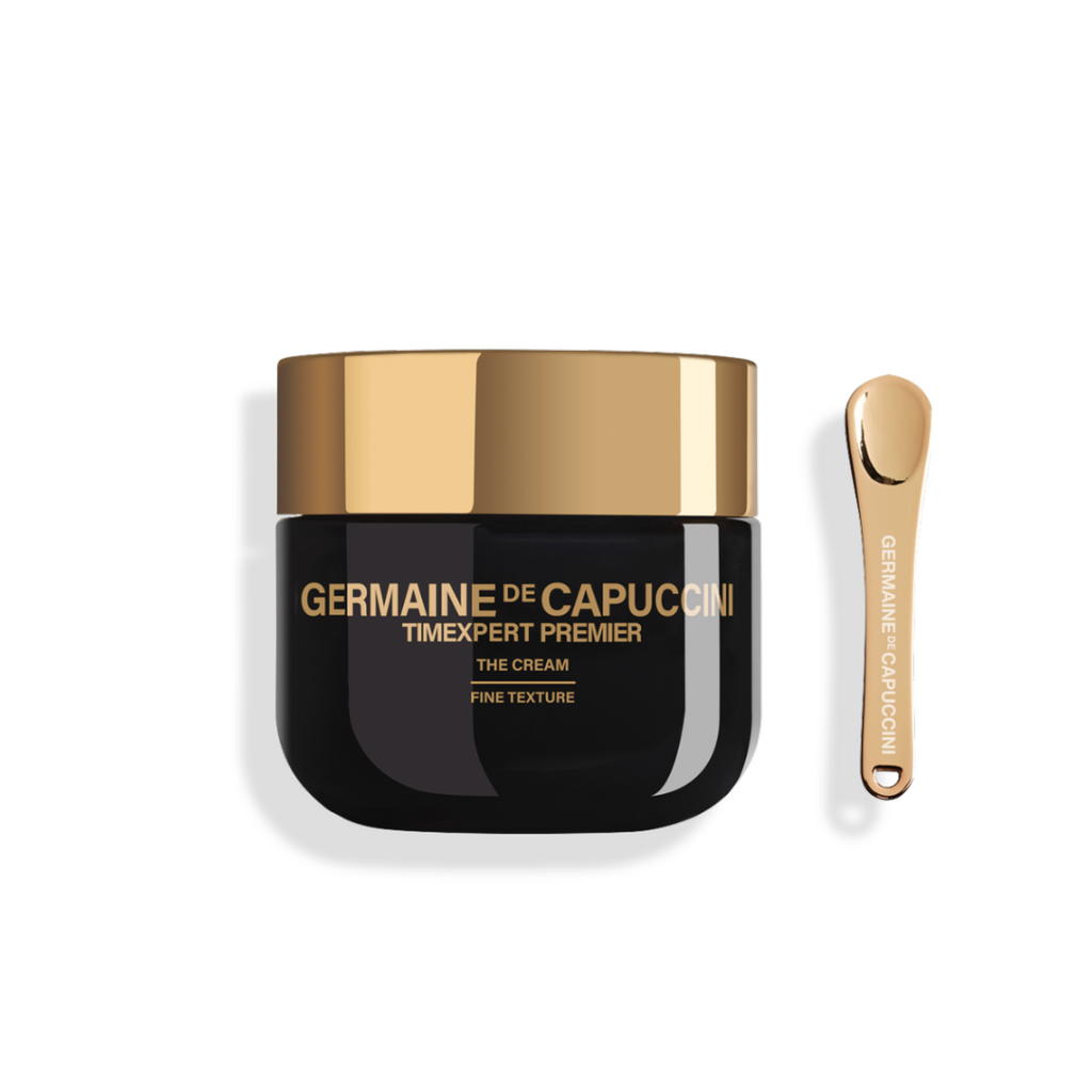 The Cream Jar_Fine Texture, best anti-ageing cream, front side with spatula