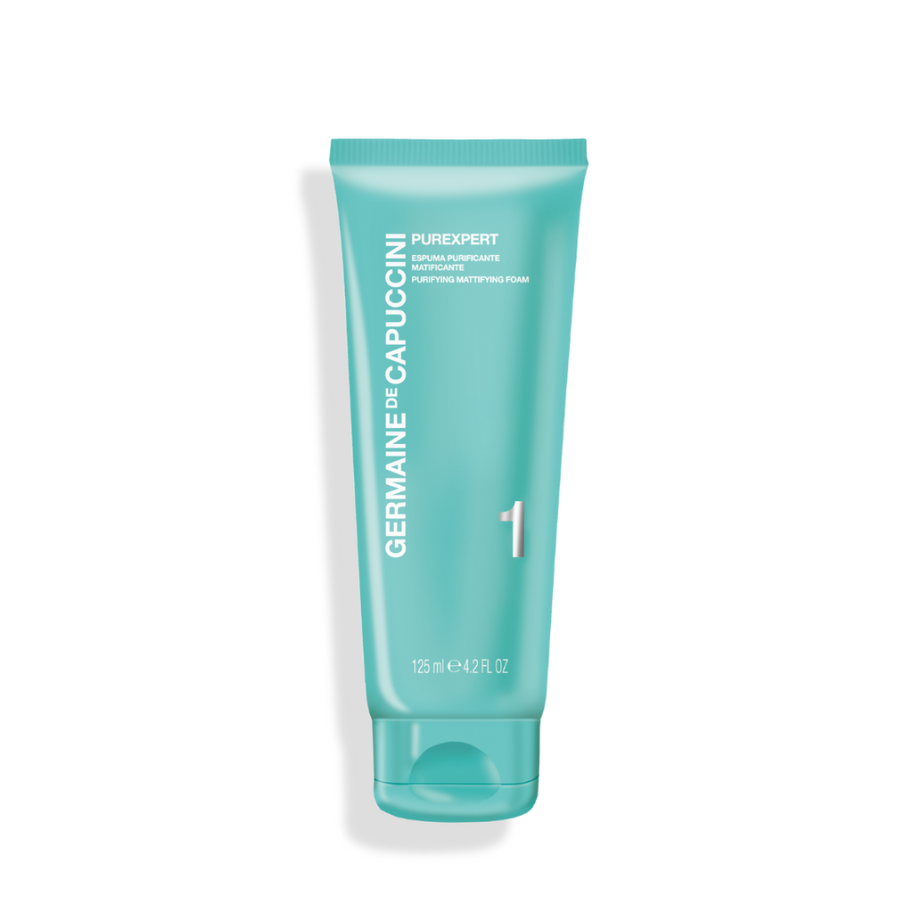 foam cleanser for acne and breakouts_tube bottle_ front side