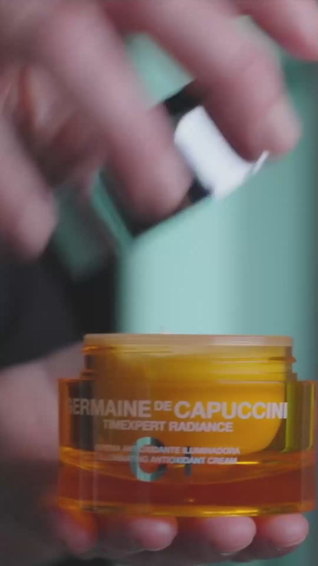 Vitamin C Cream application by a skin therapist