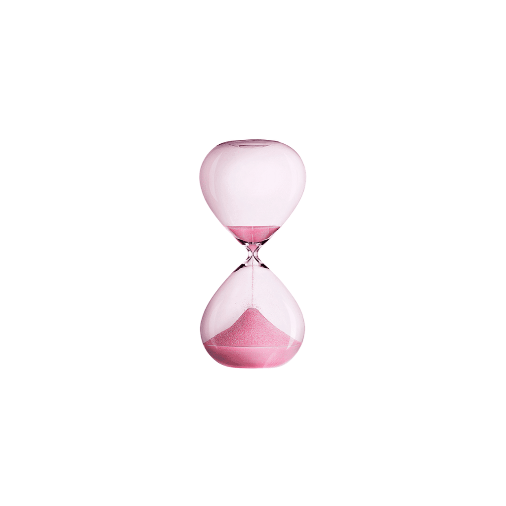 Rides Hourglass with pink sand - Germaine De Capuccini AU